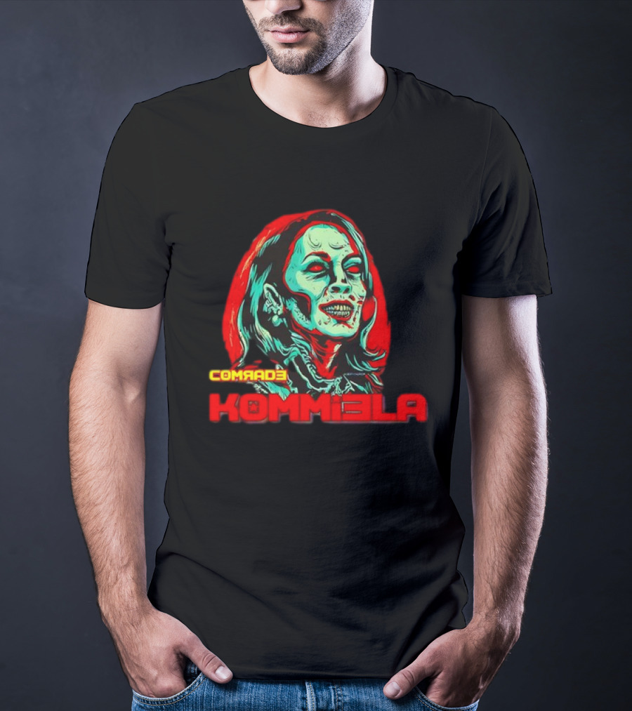 Walton And Johnson Comrade Kommiela Zombie Face T-Shirt