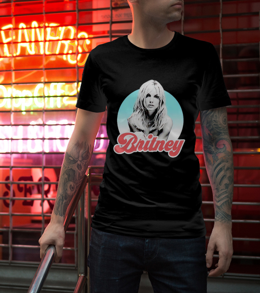 Britney Spears Retro Style Bootleg Fan T-Shirt