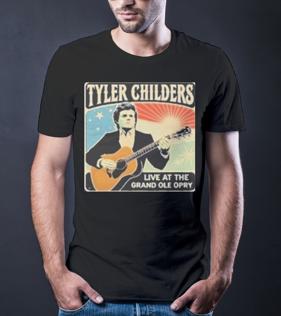 Tyler Childers Live Performance With Guitar At The Grand Ole Opry Iconic Event T-Shirt