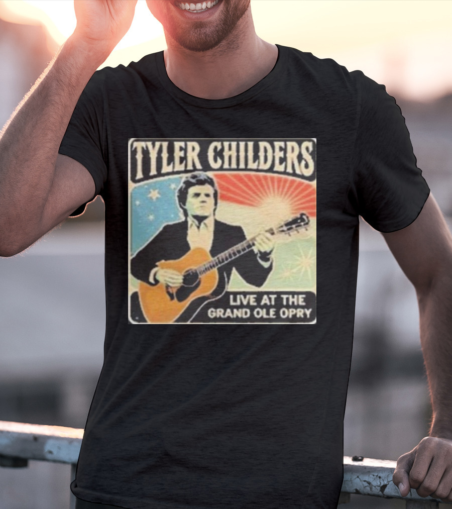 Tyler Childers Live Performance With Guitar At The Grand Ole Opry Iconic Event T-Shirt