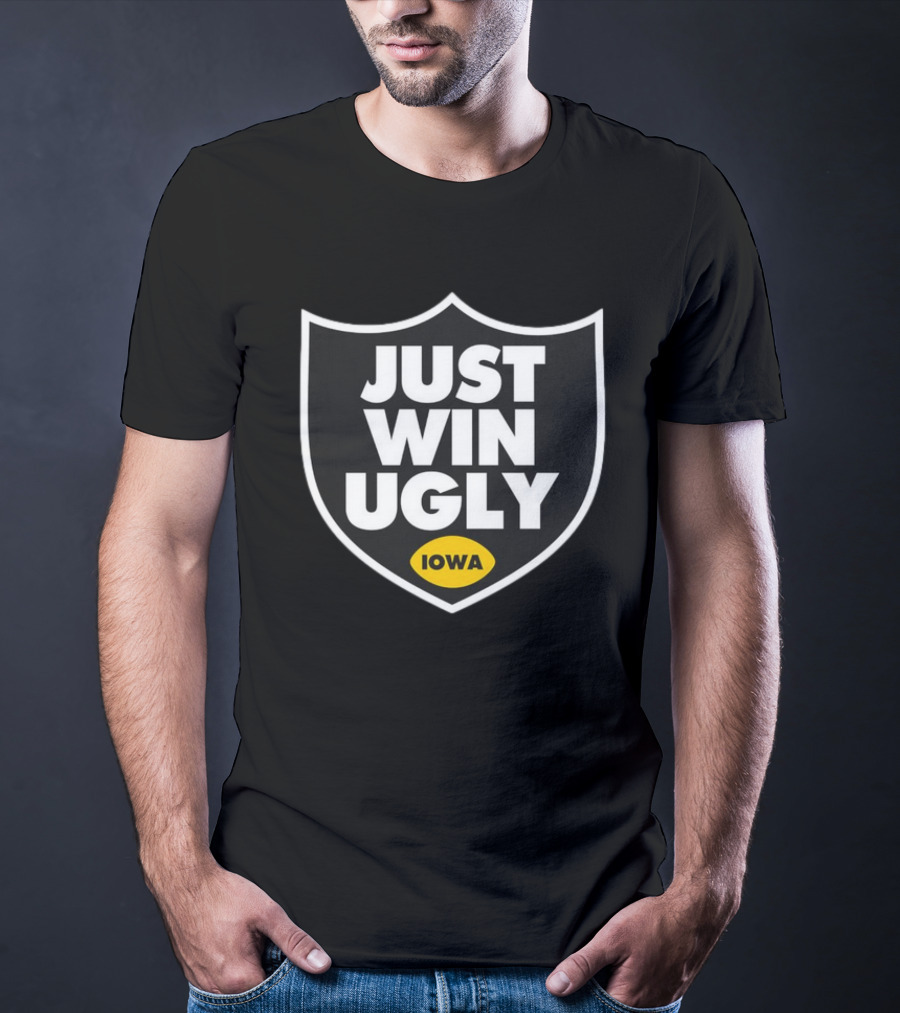 Just Win Ugly Iowa Shield T-Shirt