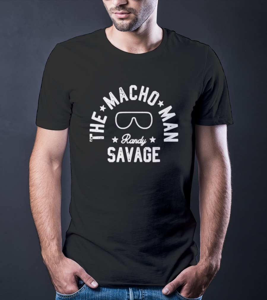The Macho Man Randy Savage Iconic Sunglasses Star T-Shirt