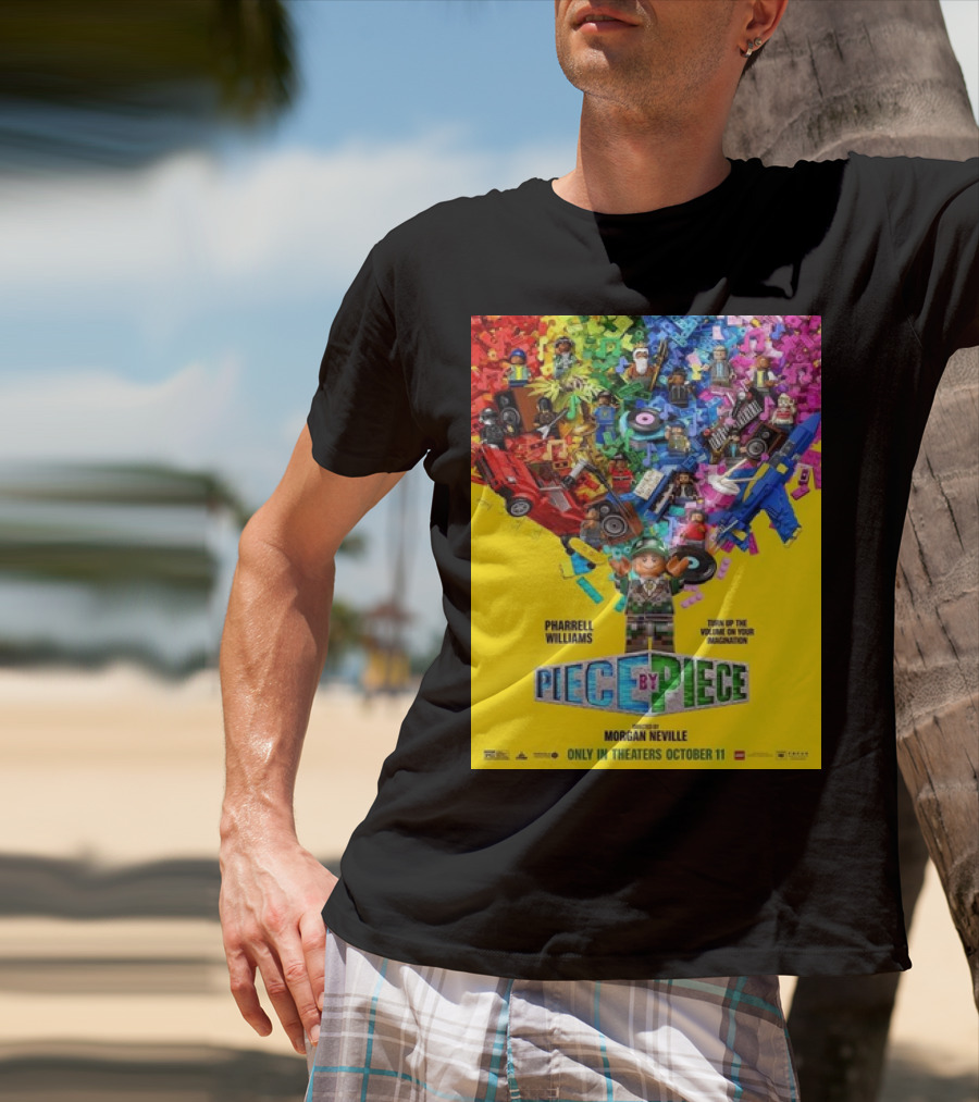 PHARRELL WILLIAMS PIECE BY PIECE TURN UP THE VOLUME OF YOUR IMAGINATION RELEASING IN THEATERS OCTOBER 11 T-Shirt