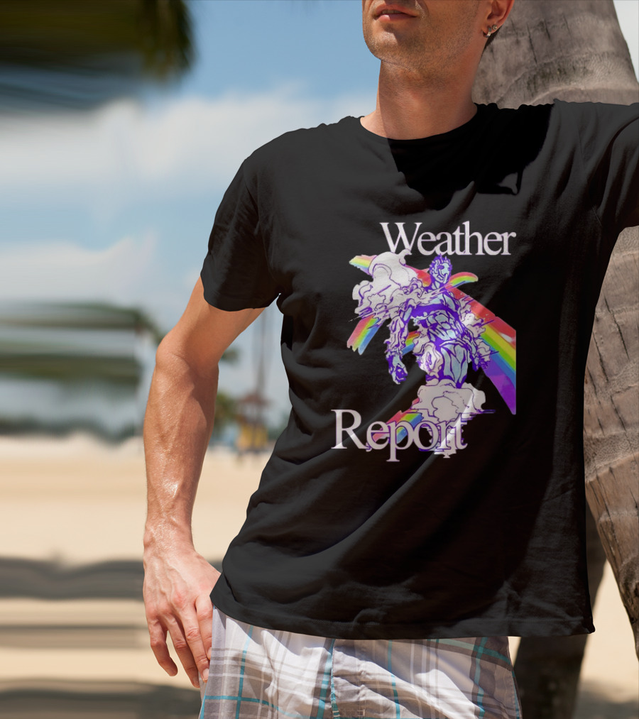 Weather Report JoJo's Bizarre Adventure Rainbow Character T-Shirt