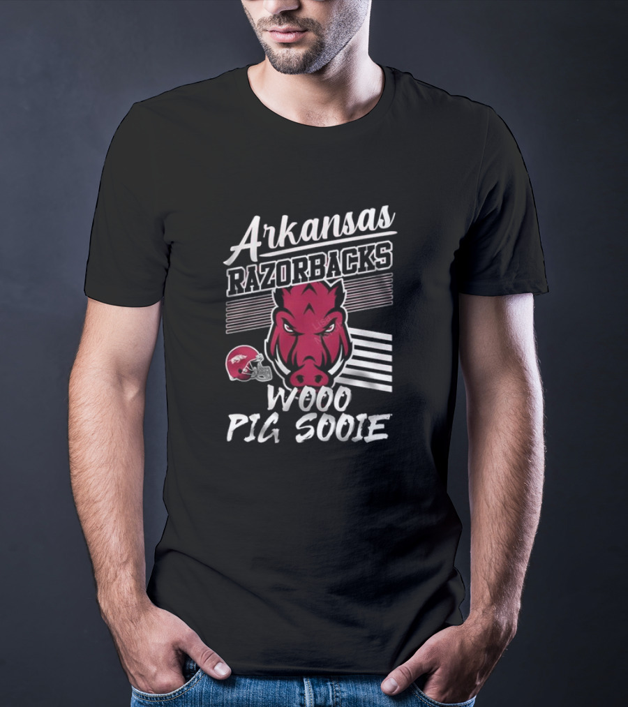Arkansas Razorbacks Wooo Pig Sooie Team T-Shirt