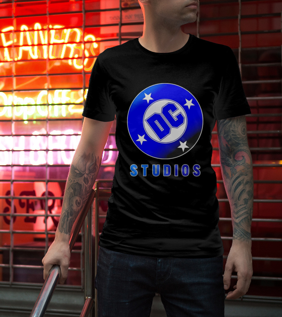 James Gunn DC Studios Logo With Stars T-Shirt