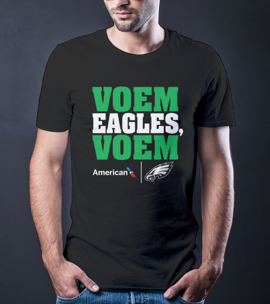 Voem Eagles Voem Philadelphia Eagles American Airlines T-Shirt