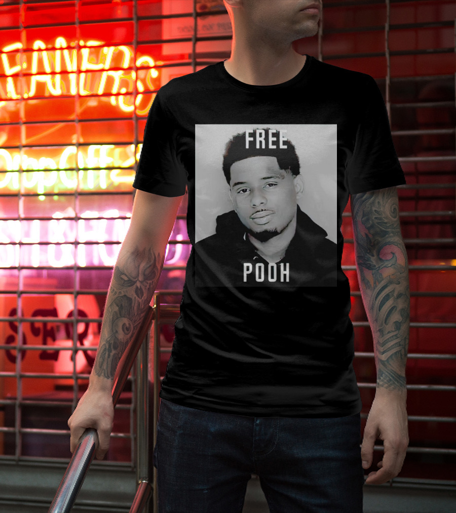 Free Pooh Shiesty American Rapper T-Shirt