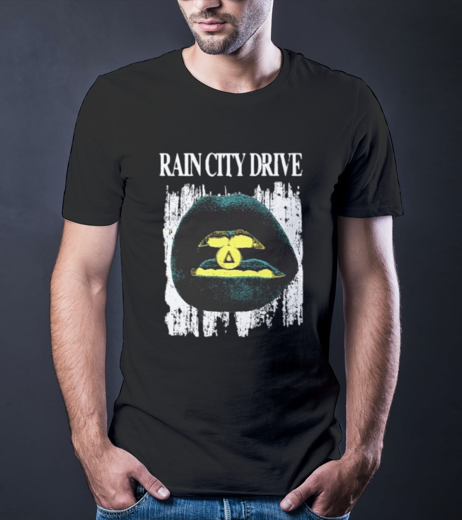 Rain City Drive Lips Neon Symbol T-Shirt