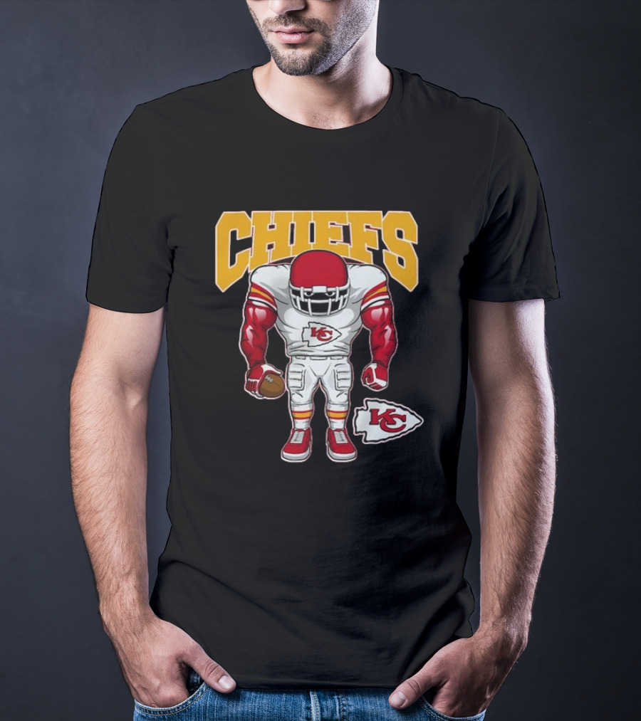 Kansas City Chiefs Brute Squad Football Player T-Shirt