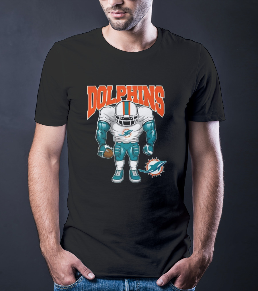 Miami Dolphins Brute Squad NFL Football Player T-Shirt