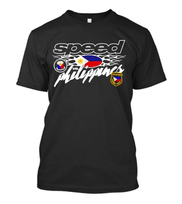 Speed Vs. Philippines Flag Emblems T-Shirt