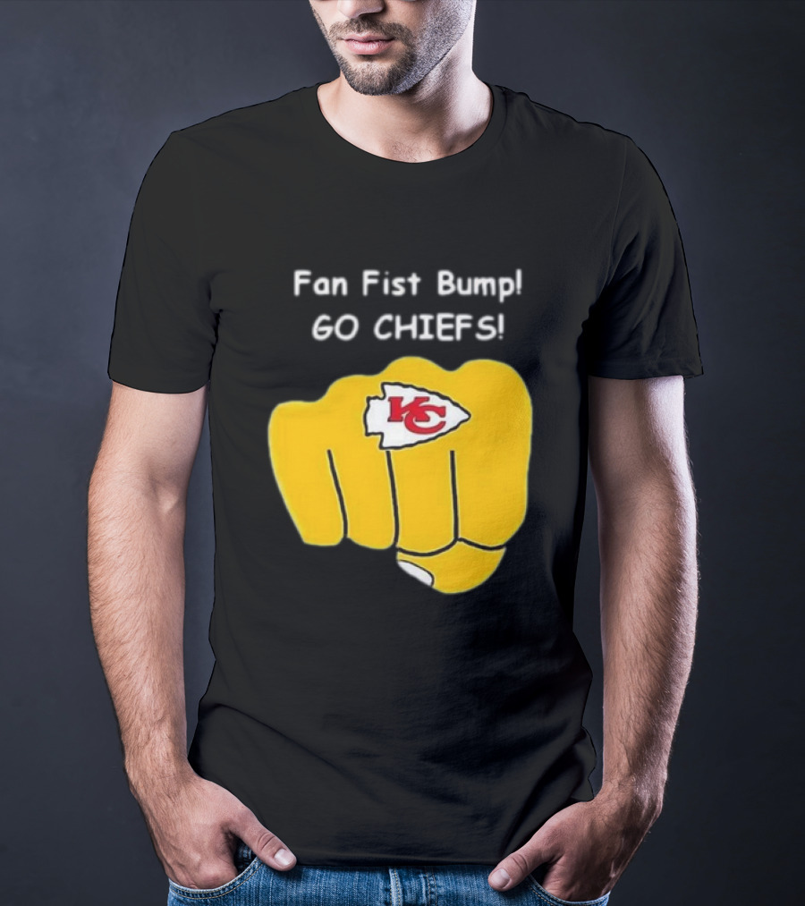 Fan Fist Bump Go Chiefs KC T-Shirt
