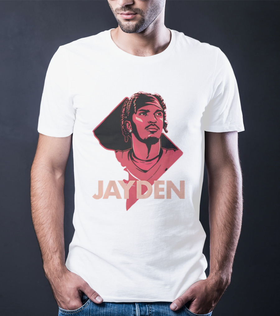 Jayden Daniels Washington Commanders Patriot T-Shirt