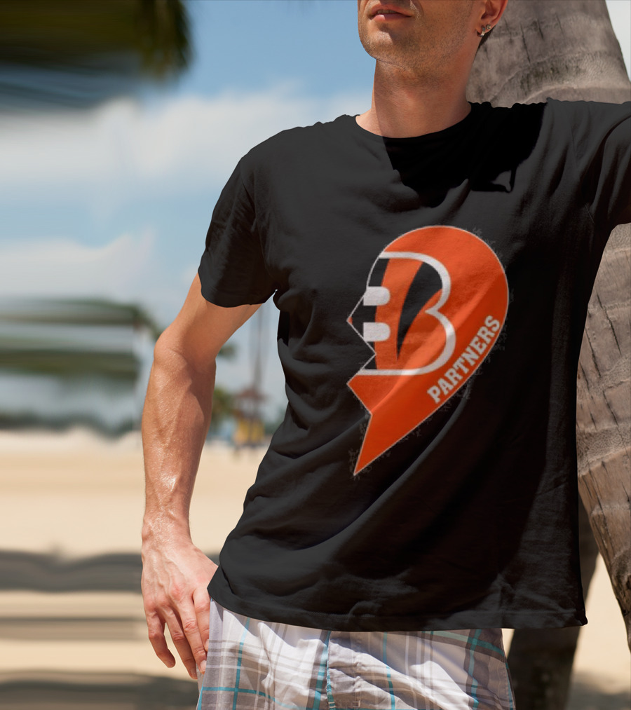 Cincinnati Bengals Partners Heart B T-Shirt