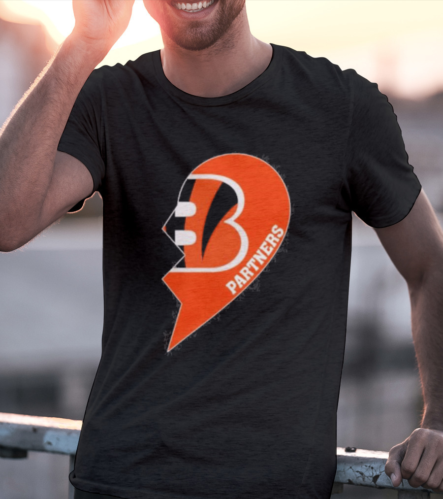 Cincinnati Bengals Partners Heart B T-Shirt