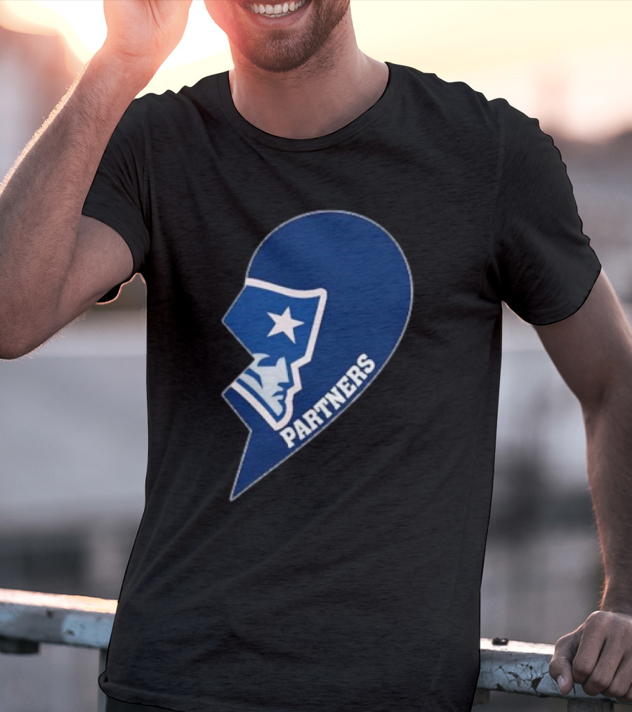 Patriots Partners Broken Heart Half T-Shirt