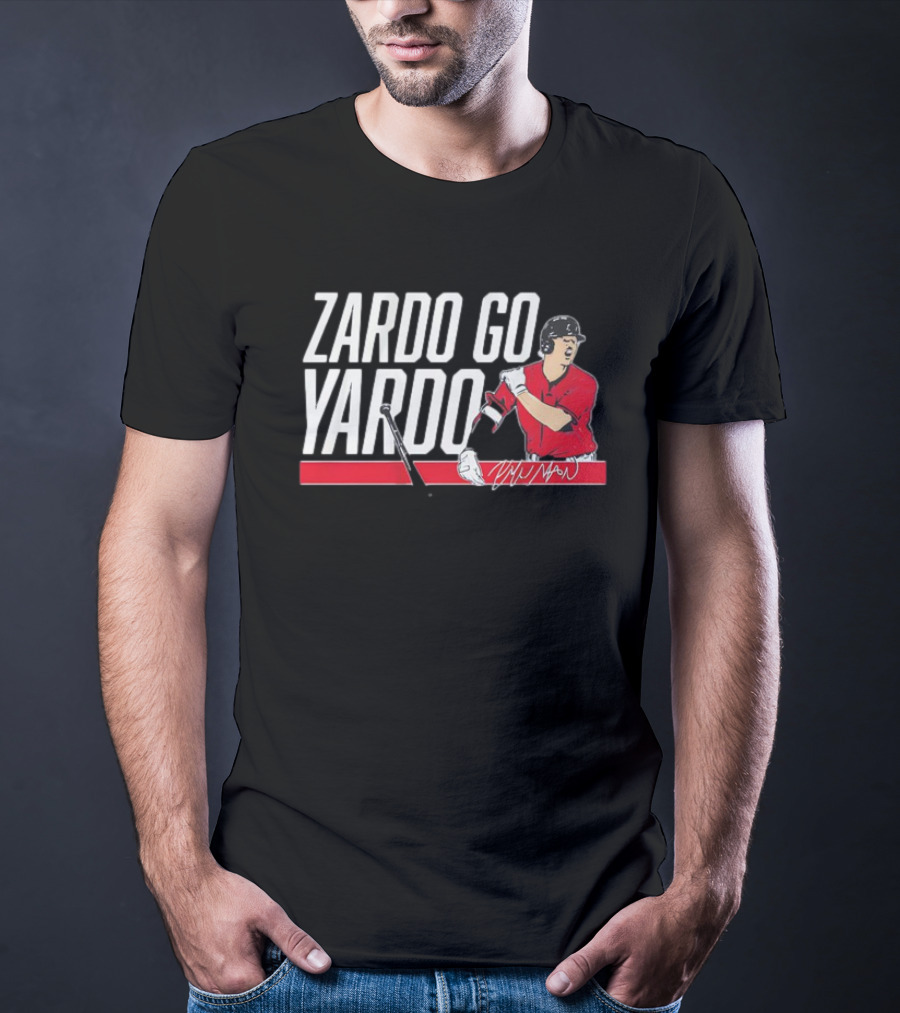 Kyle Manzardo Zardo Go Yardo Baseball Cleveland Guardians T-Shirt