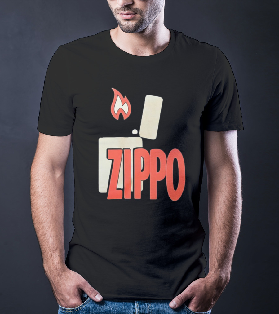 Zippo Lighter Flame T-Shirt