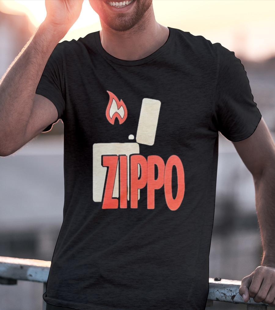 Zippo Lighter Flame T-Shirt