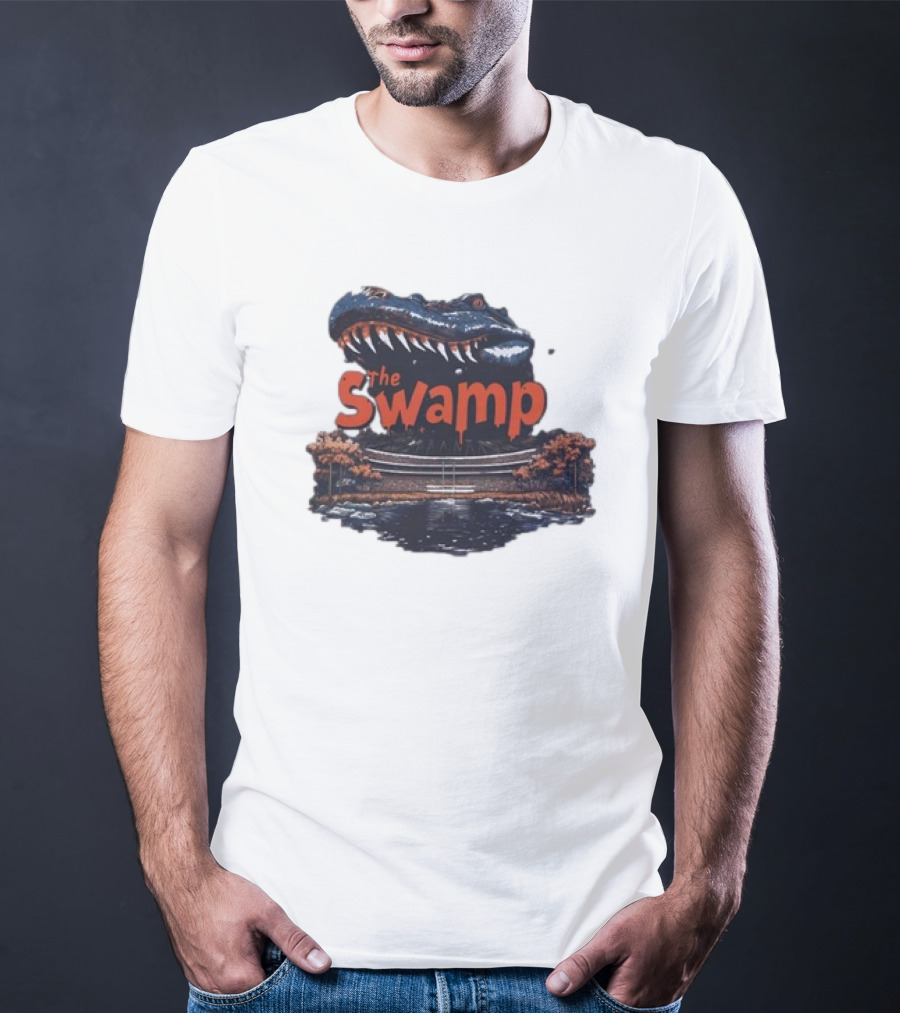 Florida Gators The Swamp Vintage Stadium Alligator T-Shirt