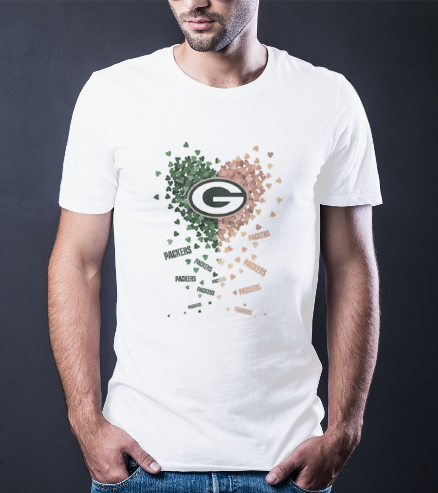 Packers Heart Green Bay Passion T-Shirt