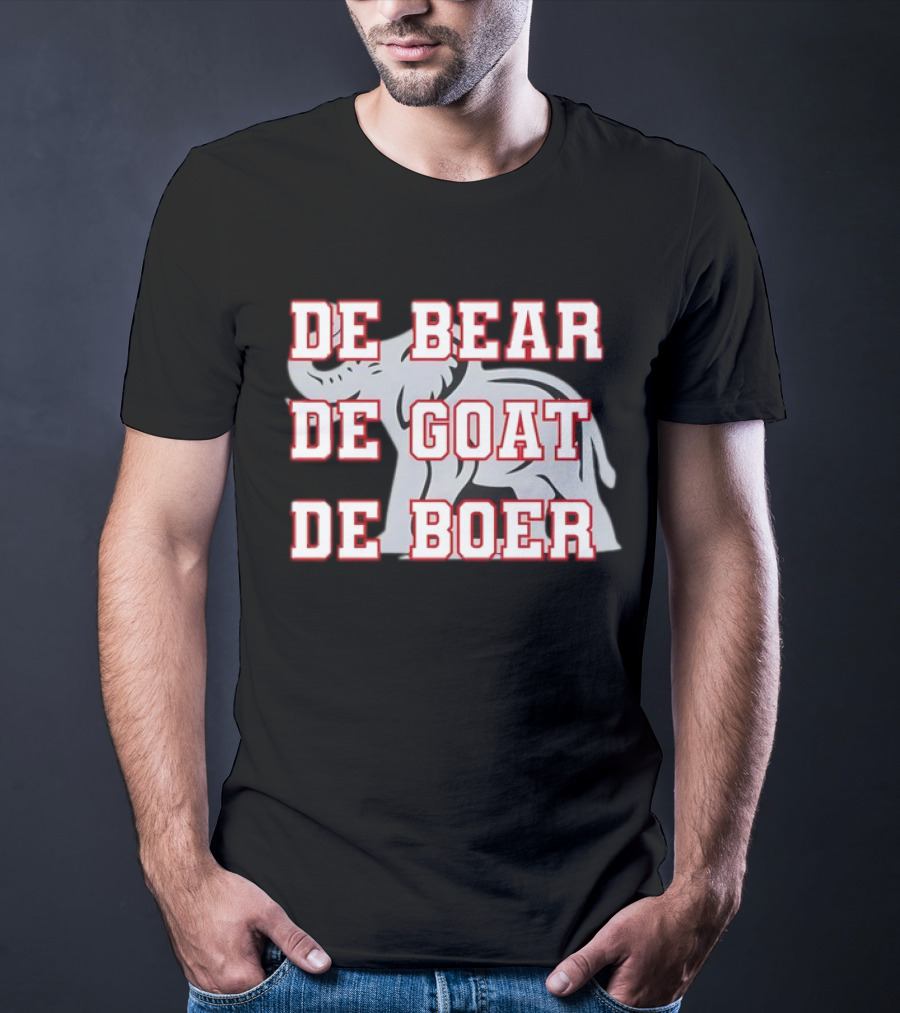 De Bear De Goat De Boer Elephant T-Shirt