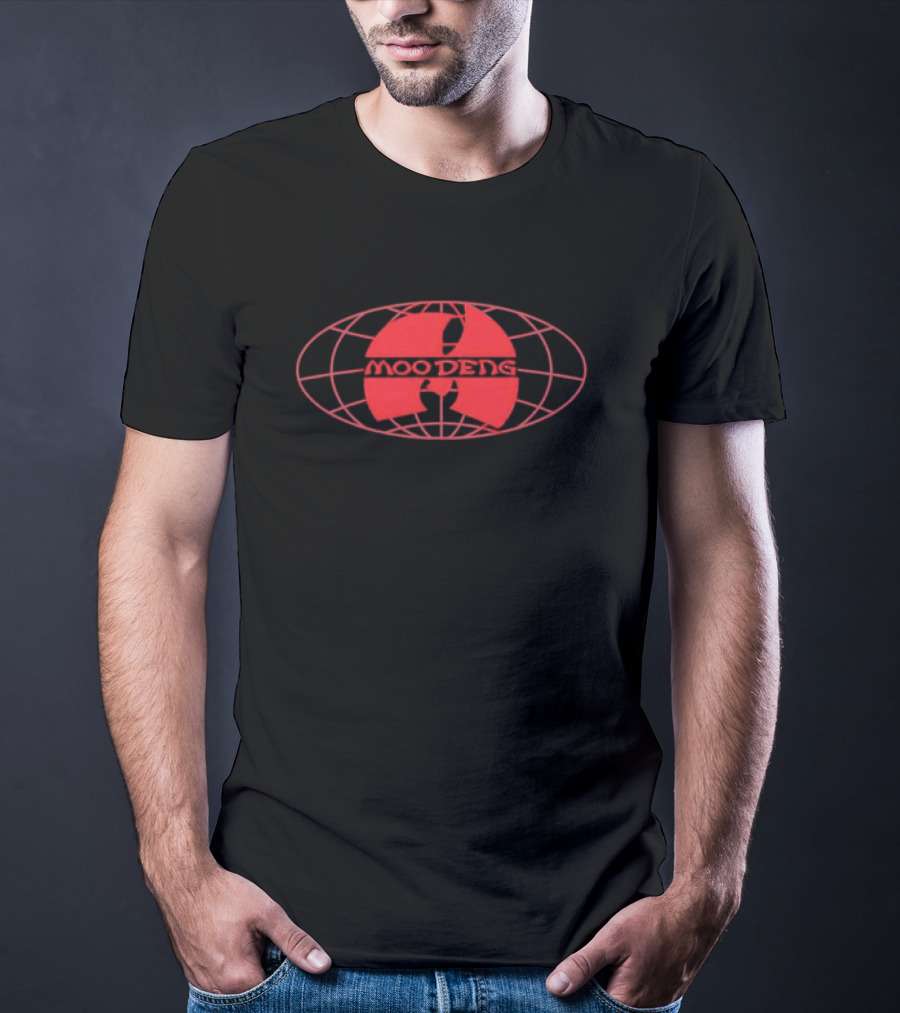 Moo Deng Clan 2 Red Globe Emblem T-Shirt