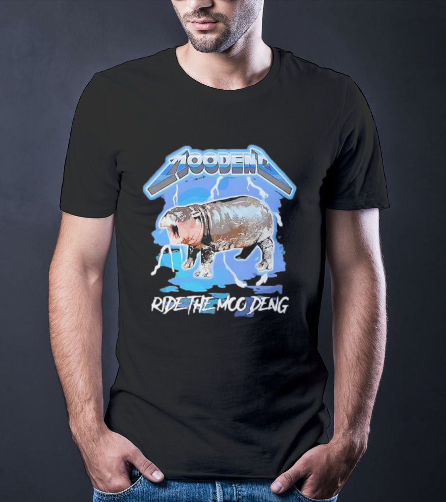 Moo Deng Ride The Moo Deng Electric Hippo T-Shirt