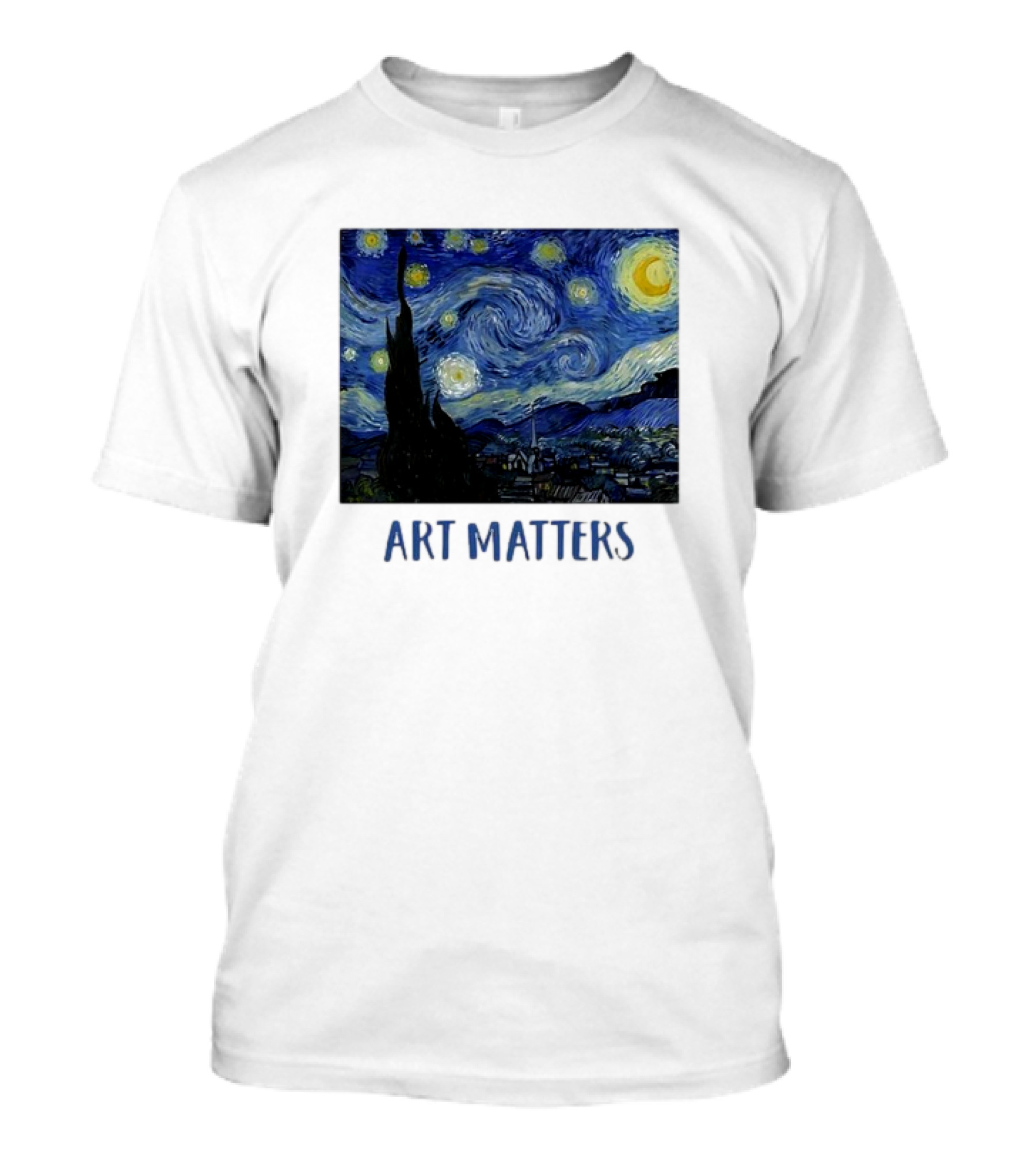Starry Night Vincent Van Gogh Art Matters Iconic T-Shirt