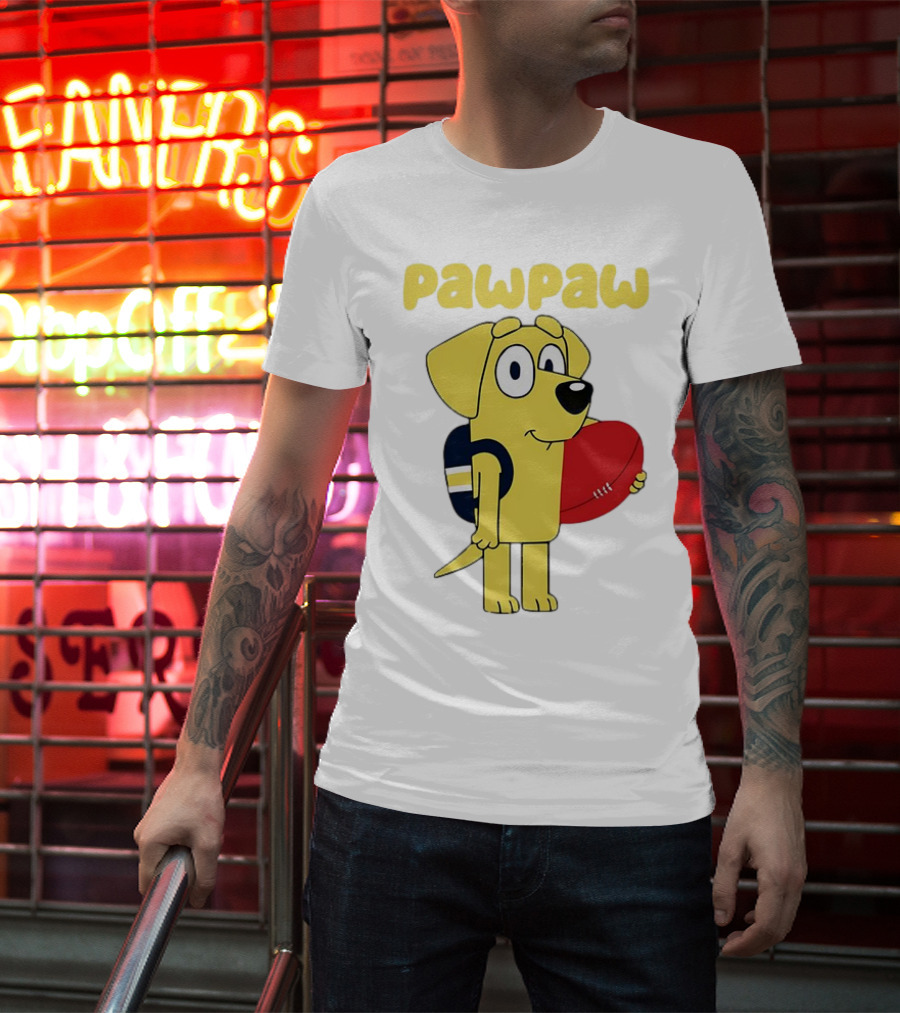 Pawpaw Lucky Football Cartoon Shannon Sharpe T-Shirt