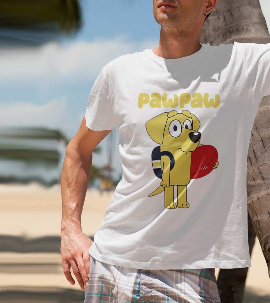 Pawpaw Lucky Football Cartoon Shannon Sharpe T-Shirt