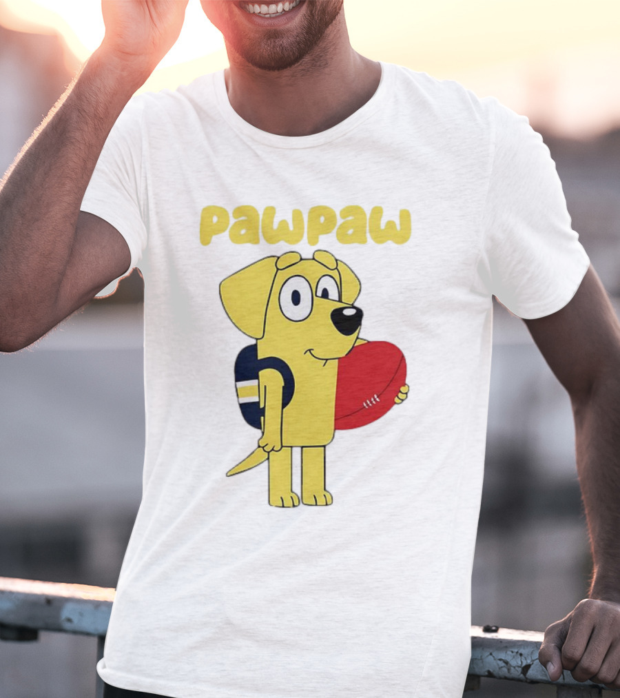 Pawpaw Lucky Football Cartoon Shannon Sharpe T-Shirt