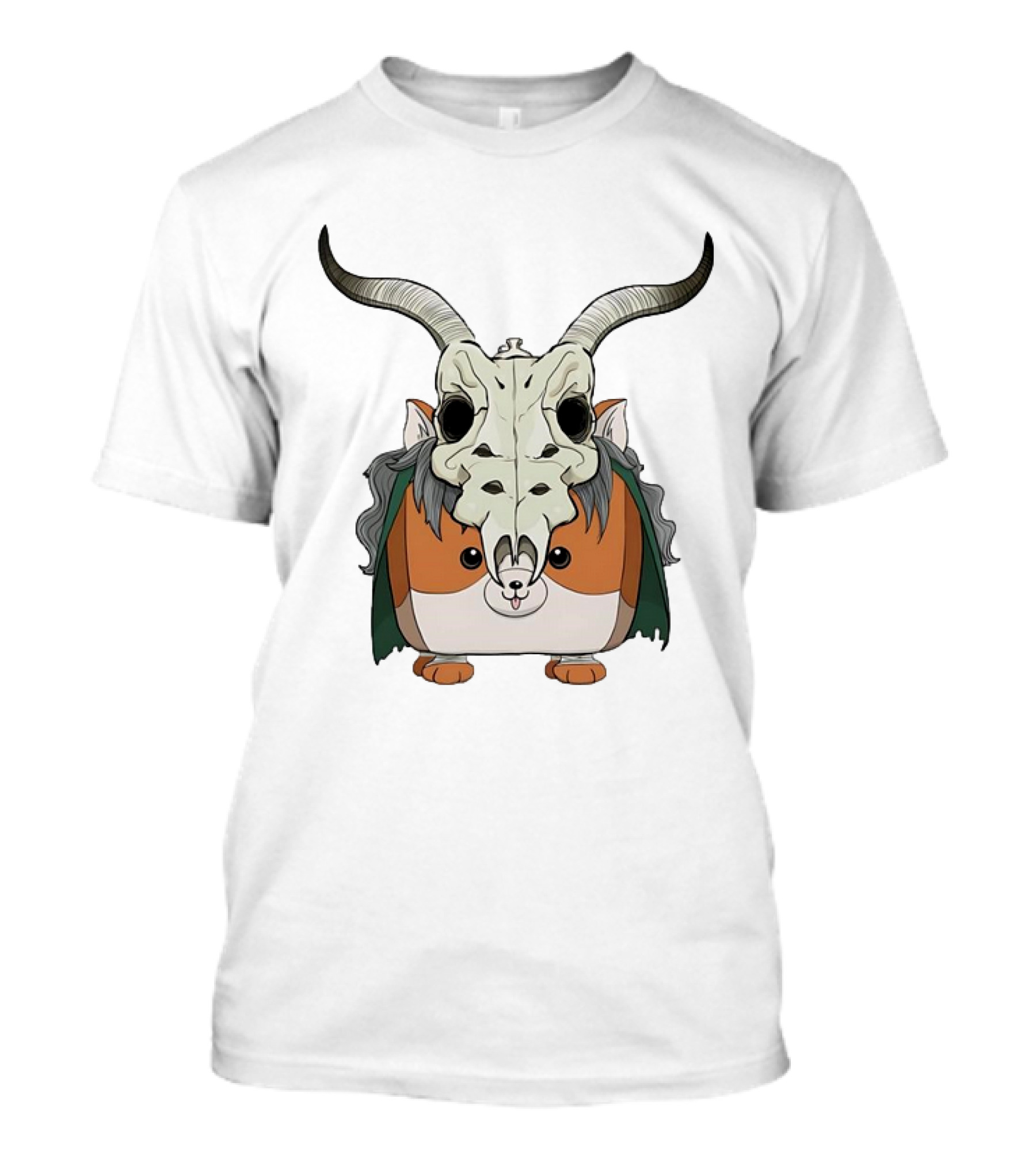 Slay With Cheeks Classic Hamster In Goat Skull Mask T-Shirt