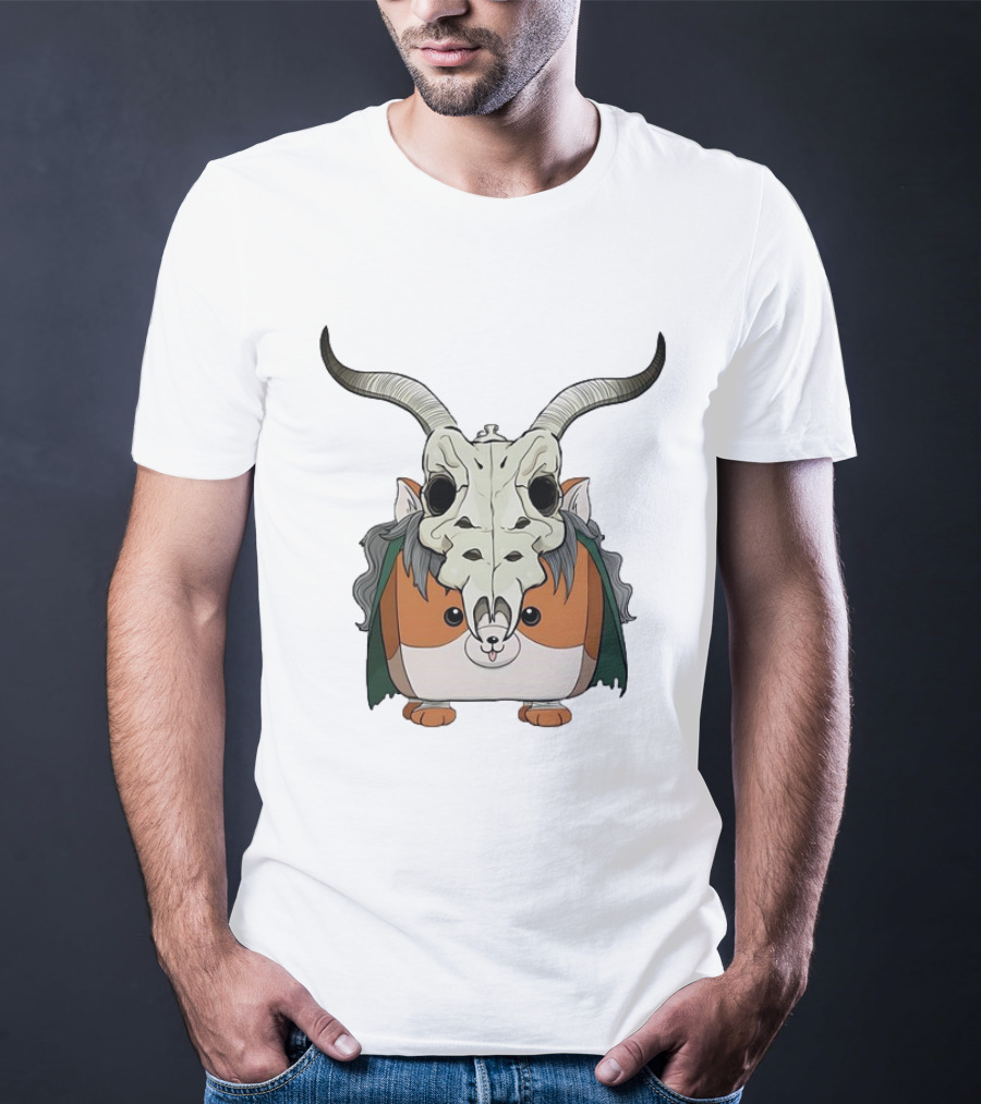 Slay With Cheeks Classic Hamster In Goat Skull Mask T-Shirt