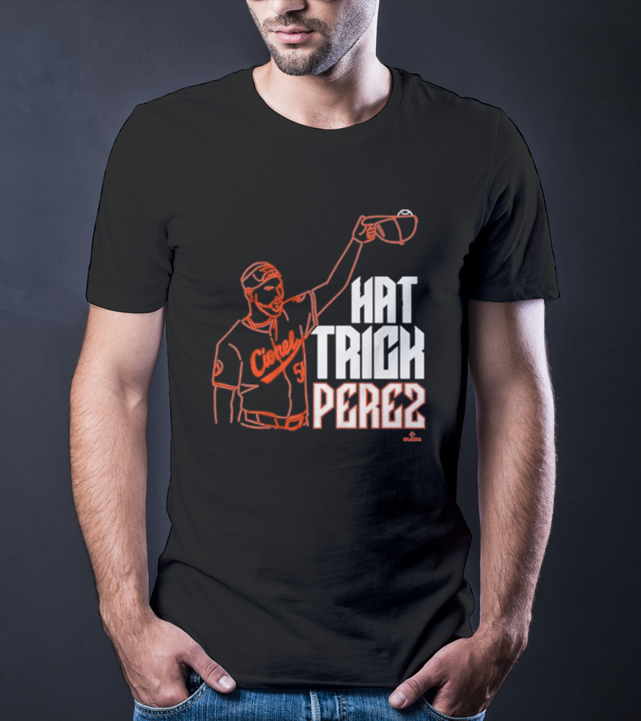Baltimore Orioles Cionel Perez Hat Trick Perez Player T-Shirt