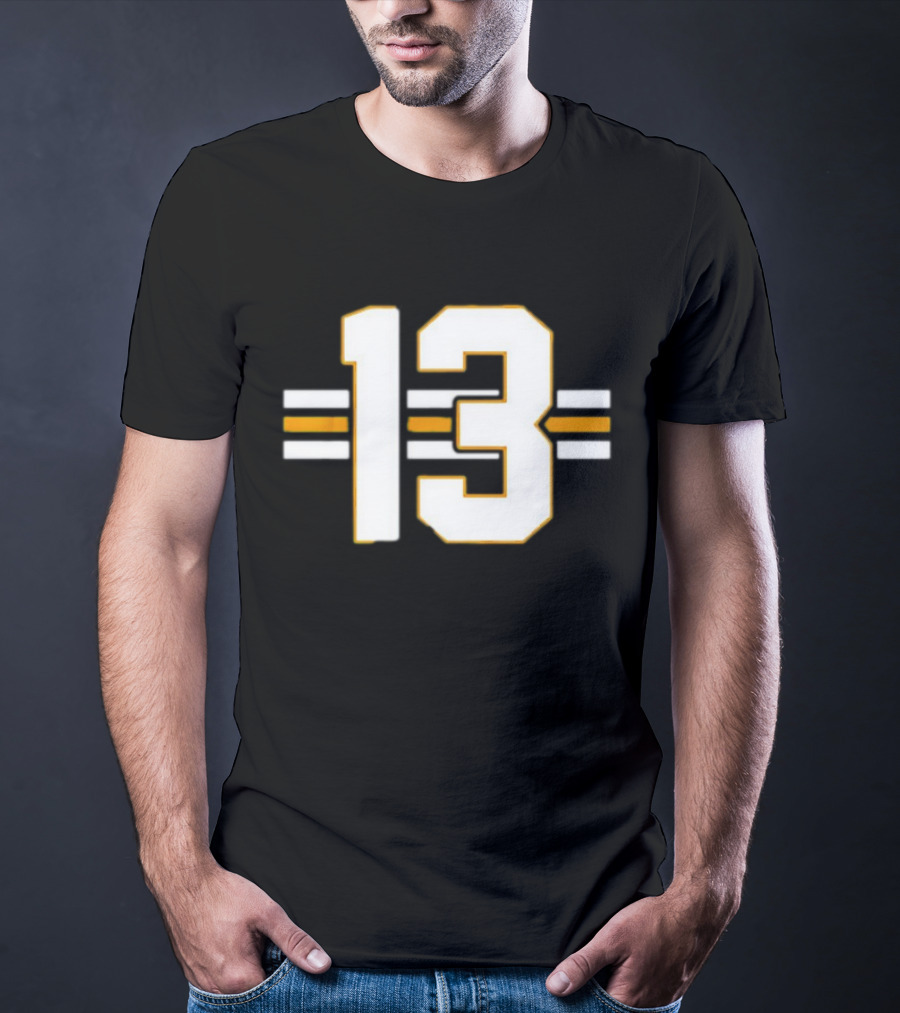 Kansas City Chiefs Lucky Football 13 Stripe Vintage Retro Sports Fan Merchandise T-Shirt