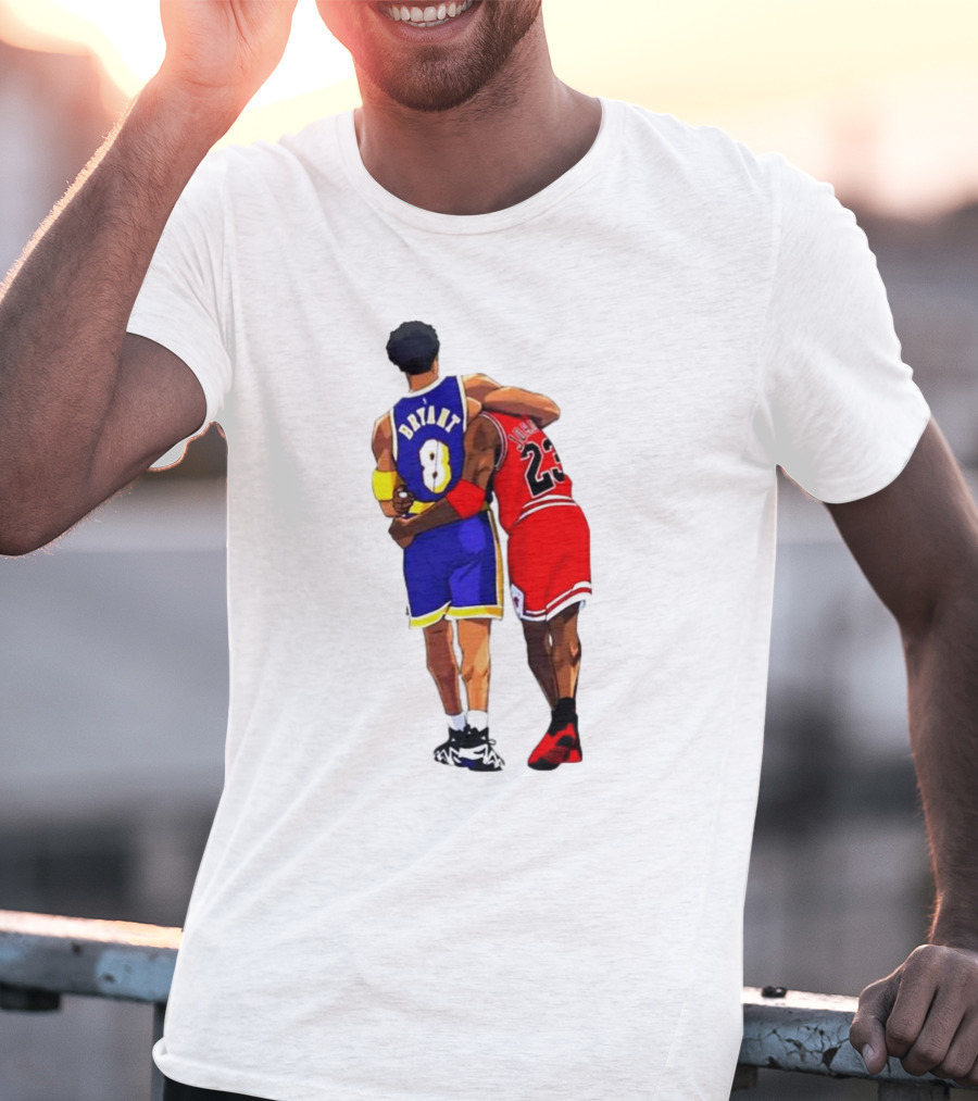 Bryant Los Angeles Lakers 8 And Jordan Chicago Bulls 23 Together Forever T-Shirt