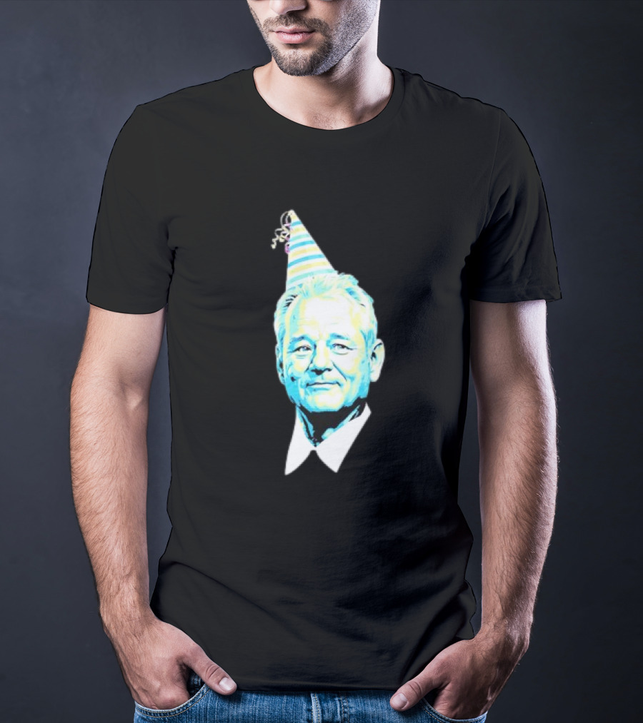 Retro Birthday Party Hat Bill T-Shirt