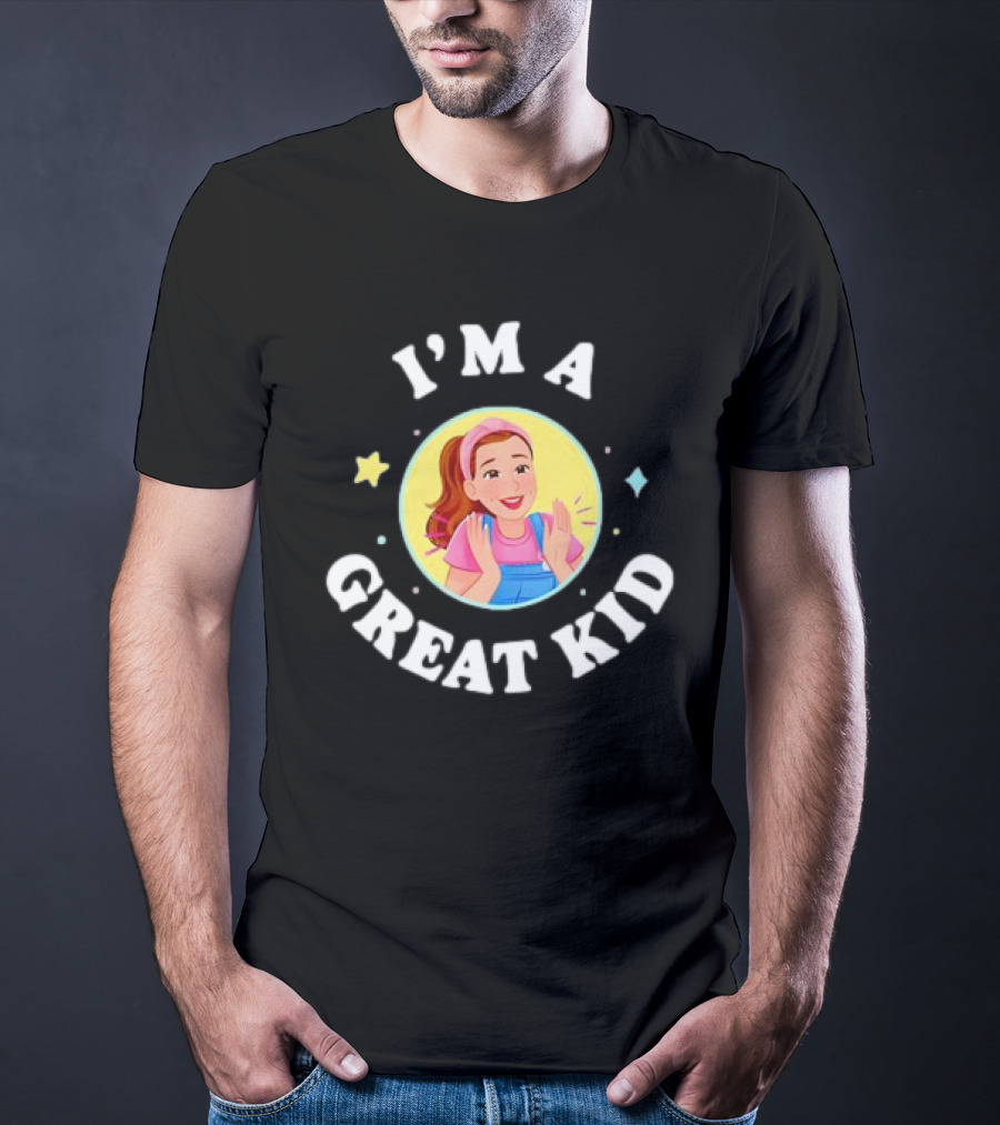 I'm A Great Kid Ms. Rachel Colorful Cartoon T-Shirt