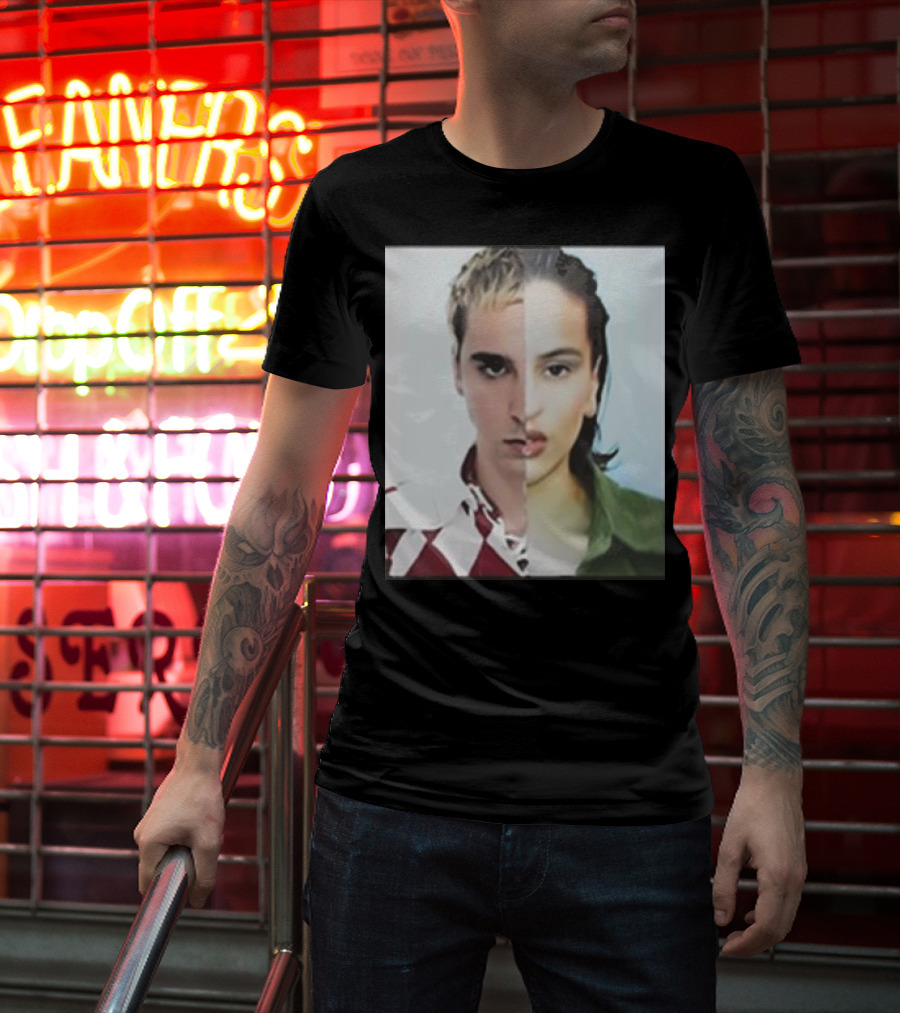 Rosalia Omega Split Face Artistic T-Shirt