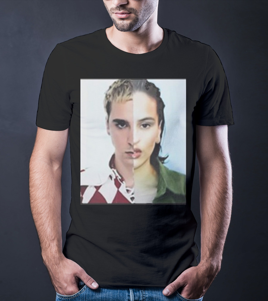Rosalia Omega Split Face Artistic T-Shirt