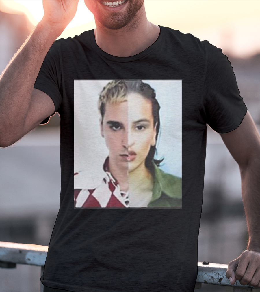 Rosalia Omega Split Face Artistic T-Shirt