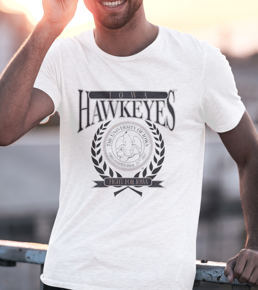 Iowa Hawkeyes The University Of Iowa Fight For Iowa T-Shirt
