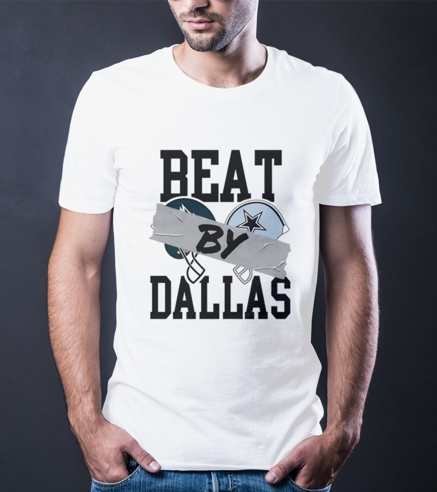 Philadelphia Eagles Beat Dallas Cowboys Rivalry Slogan Helmets T-Shirt