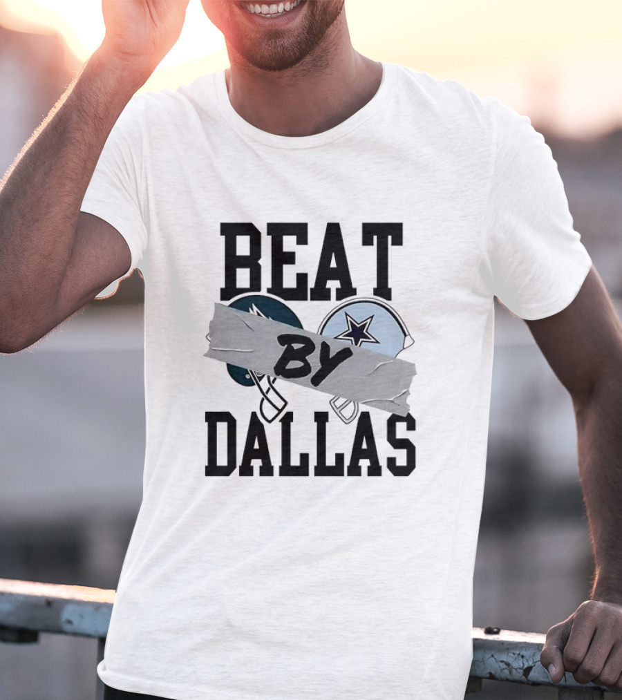 Philadelphia Eagles Beat Dallas Cowboys Rivalry Slogan Helmets T-Shirt