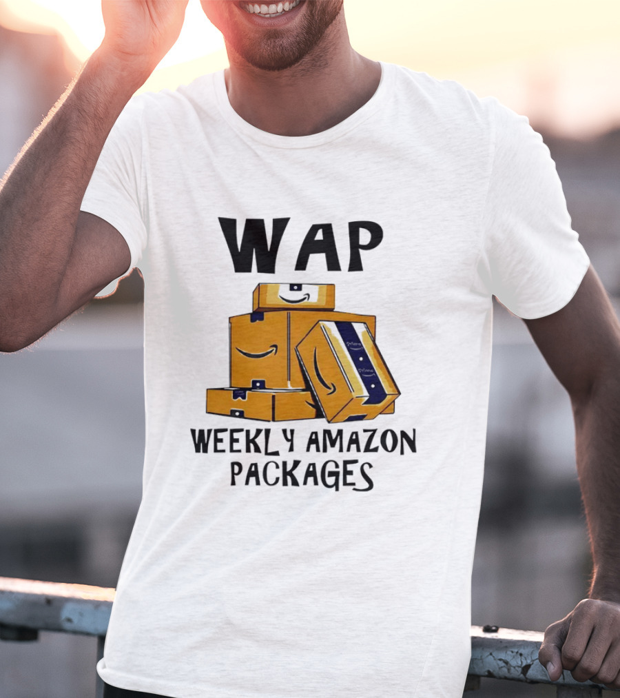 WAP Weekly Amazon Packages Box Stack T-Shirt