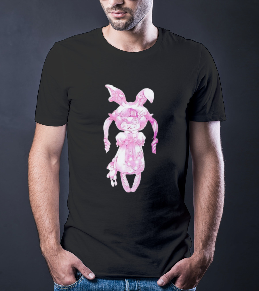 Crybaby Bunny Pink Doll Character T-Shirt