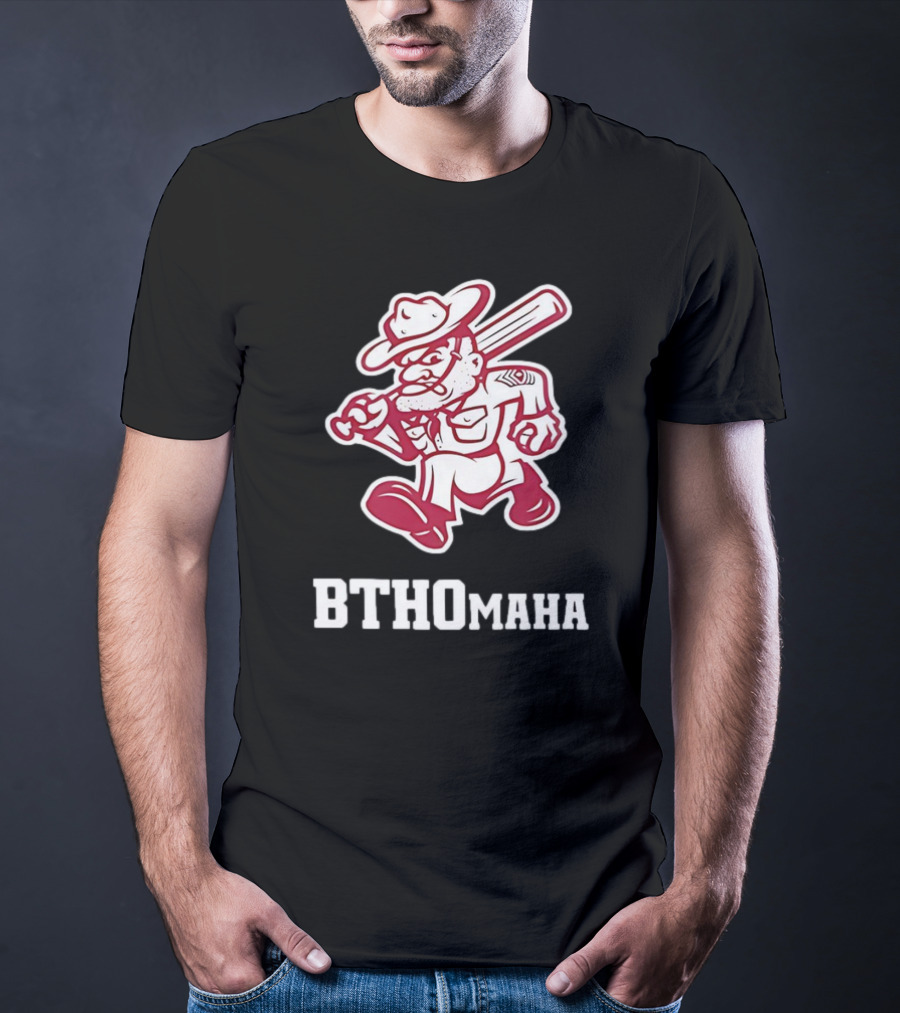 Texas A&M Aggies BTHOmaha Baseball Mascot T-Shirt