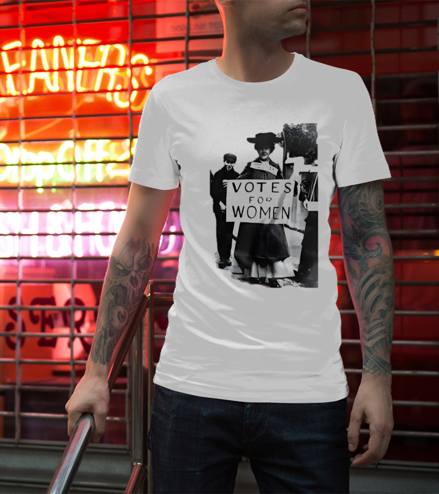 Votes For Women Vintage Suffragette Protest Historical Movement MJ Spider-Man Far From Home T-Shirt